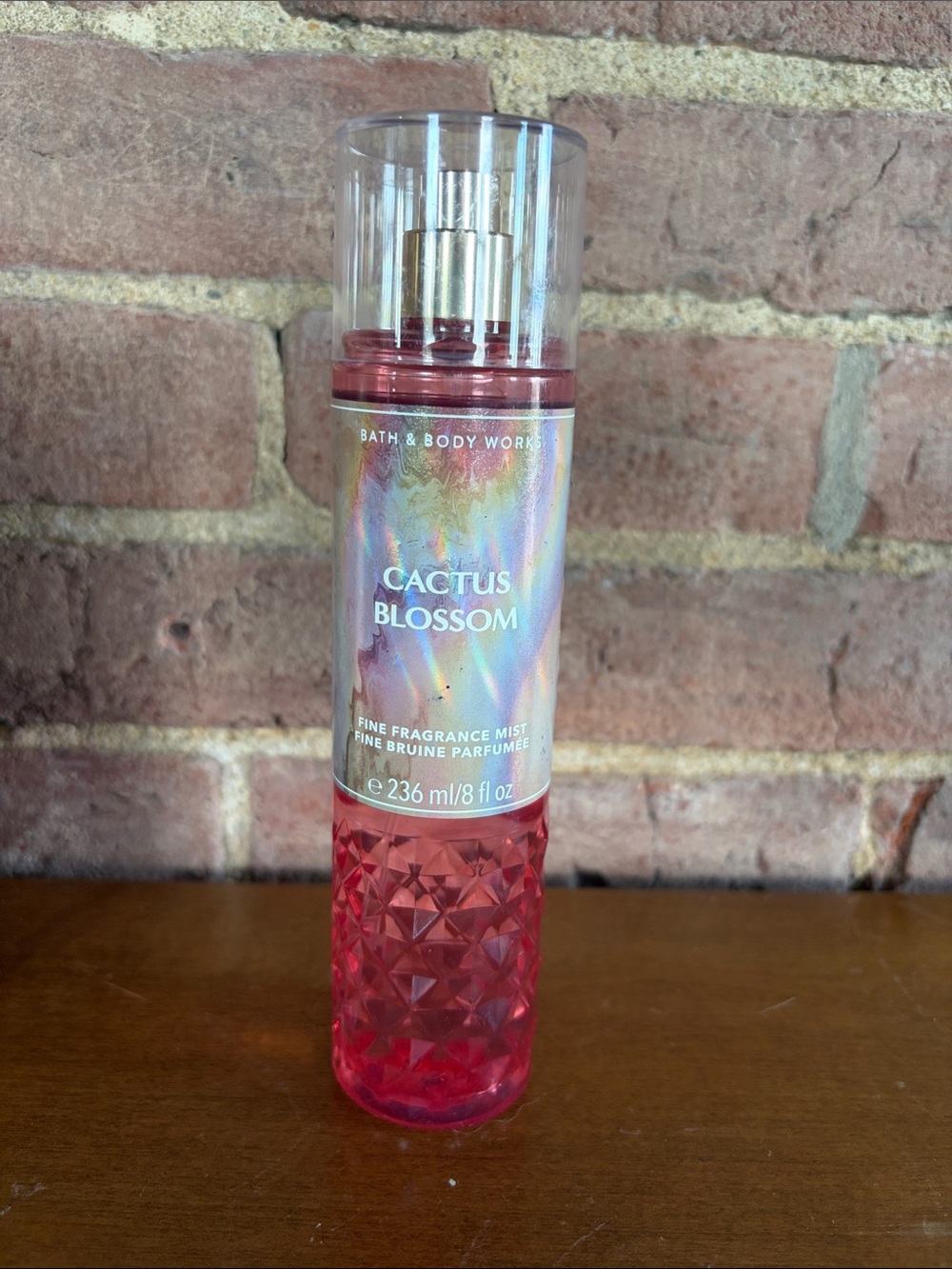 Bath & Body Works Cactus Blossom Fragrance Mist - Pink Gradient 8 oz NEW